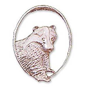 silver badger (oval)